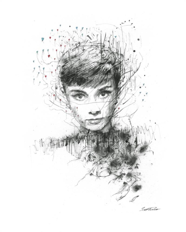 Scott Tetlow — Hepburn - Miniature (mounted)