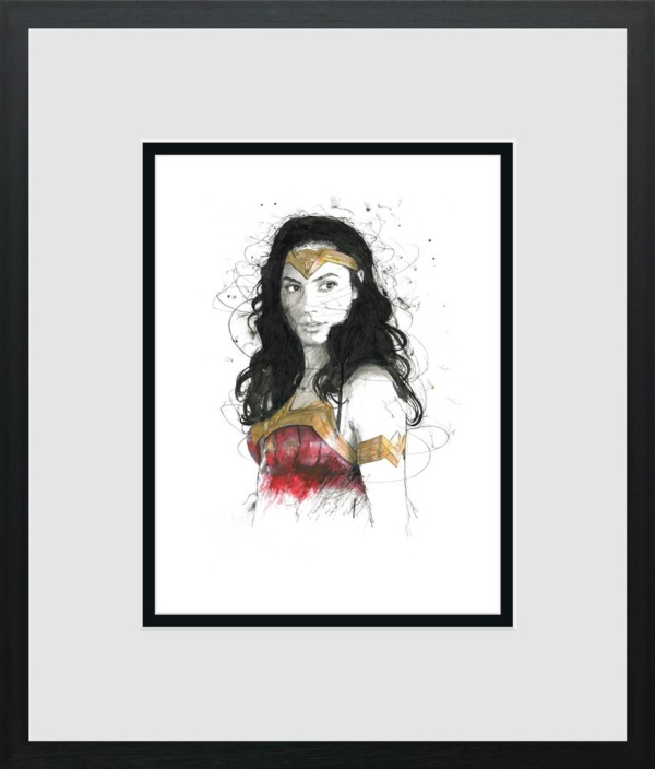 Scott Tetlow — I Have A Warrior's Heart - Miniature (framed)