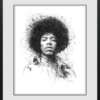Scott Tetlow — Jimi Hendrix II (framed)