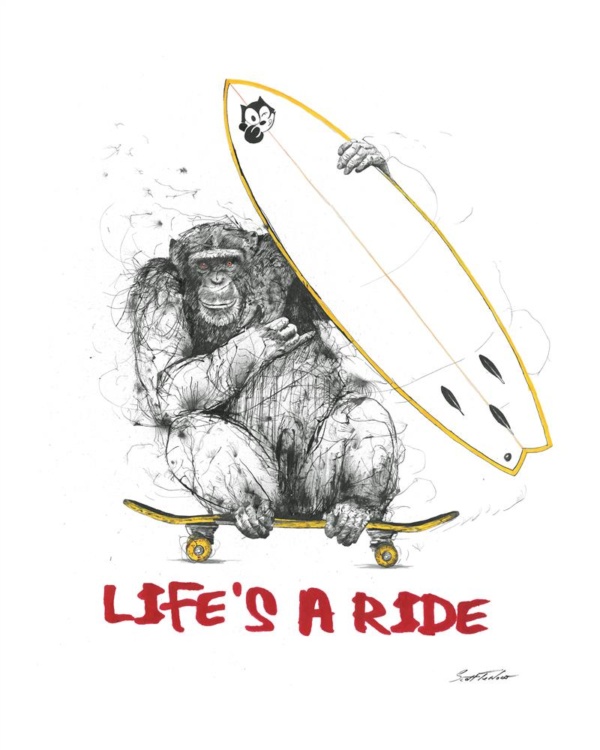 Scott Tetlow — Life's A Ride - Miniature (mounted)
