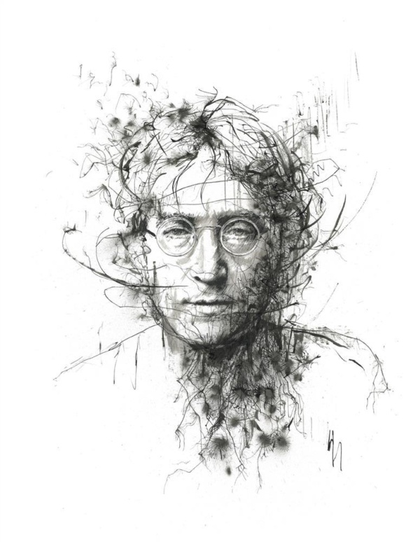 Scott Tetlow — Lennon - Deluxe (unframed)