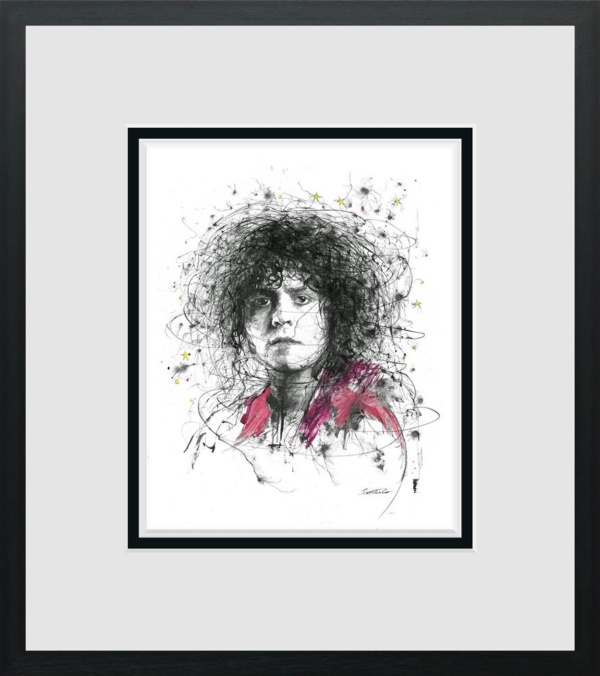 Scott Tetlow — Marc Bolan - Miniature (framed)