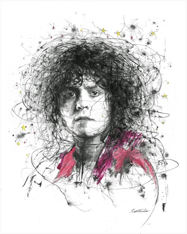 Scott Tetlow — Marc Bolan - Miniature (mounted)