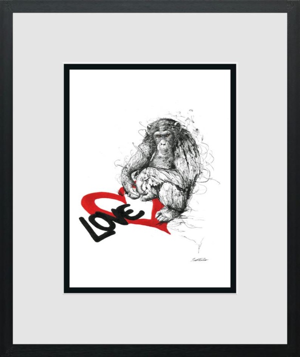 Scott Tetlow — Love - Miniature (framed)