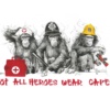 Scott Tetlow — Not All Heroes Wear Capes - Miniature (mounted)