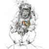 Scott Tetlow — Puzzled - Miniature (mounted)