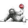 Scott Tetlow — Sloth Start (mounted)