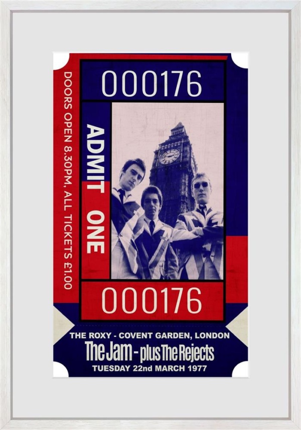 Linda Charles — Admit One - The Jam (framed)