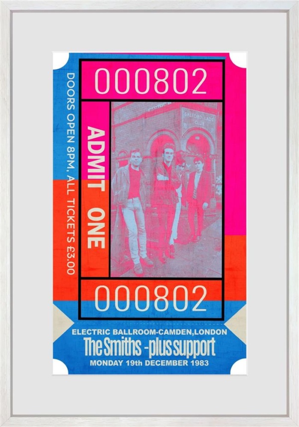 Linda Charles — Admit One - The Smiths (framed)