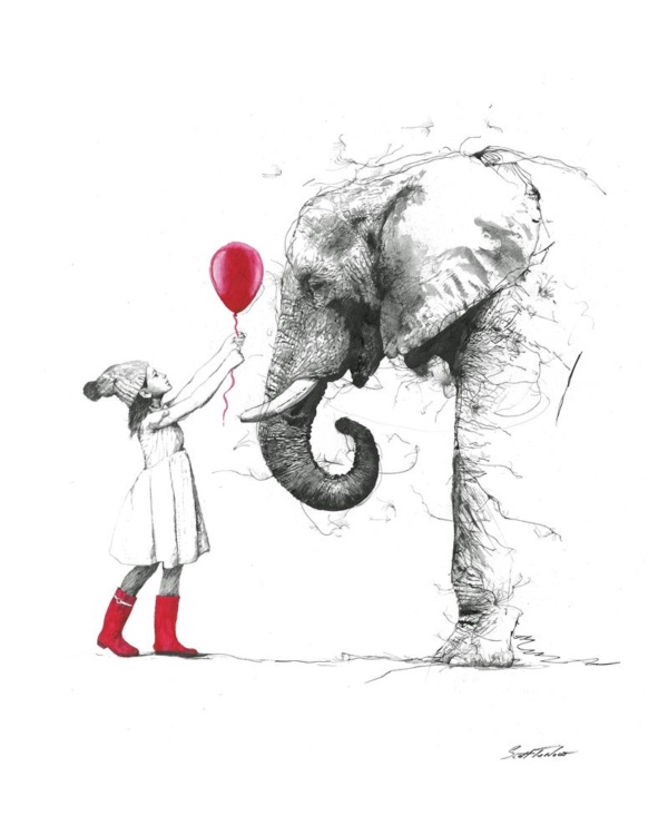 Scott Tetlow — The Gift - Miniature (mounted)