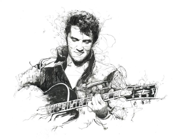 Scott Tetlow — The King Of Rock & Roll - Deluxe (unframed)