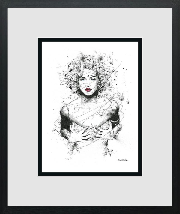 Scott Tetlow — The Queen Of Pop - Miniature (framed)