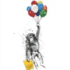Scott Tetlow — Why Walk When You Can Fly - Miniature (mounted)
