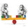Scott Tetlow — Work Life Balance! - Miniature (mounted)