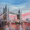 Nigel Cooke — The City Of London - Canvas Deluxe (canvas)