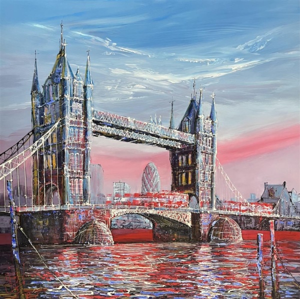 Nigel Cooke — The City Of London - Canvas Deluxe (canvas)