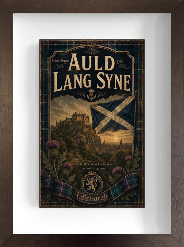 Linda Charles — Auld Lang Syne - Songbook (framed)