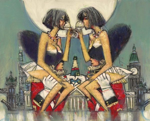 Andrei Protsouk — Royal Champagne (unframed)