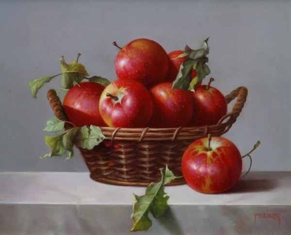 Zoltan Preiner — Apples In Basket (view 2)