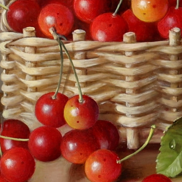 Zoltan Preiner — Cherries In Basket (view 3)