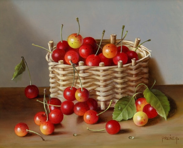 Zoltan Preiner — Cherries In Basket (view 2)