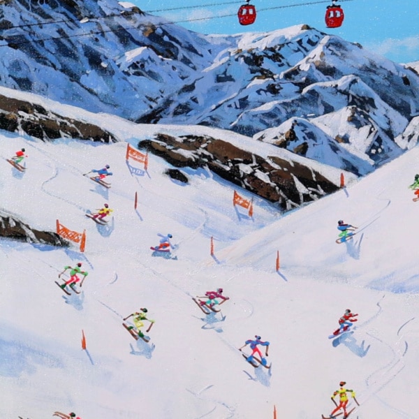 Paola Cassais — Snowboarders & Gondolas (view 3)