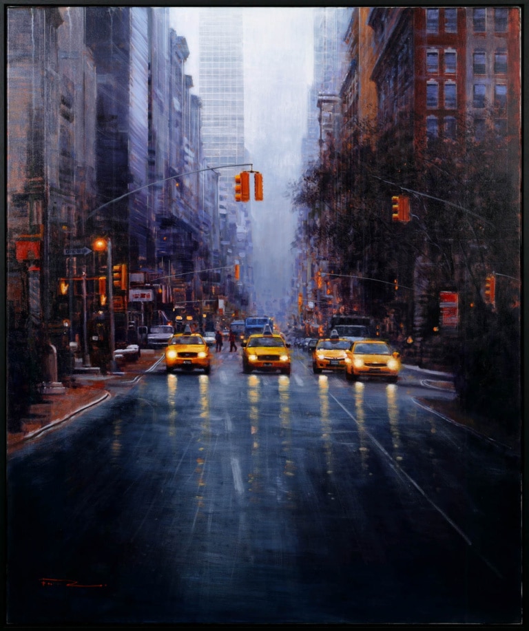 Yellow Cabs, New York City by Raffaele Fiore