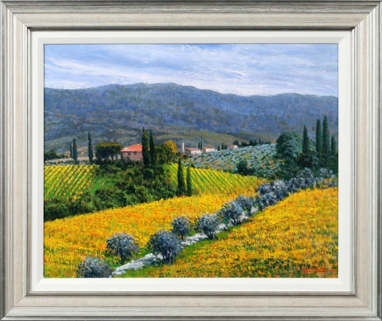 Golden Fields, Tuscany by Raffaele Fiore