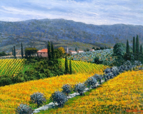 Raffaele Fiore — Golden Fields, Tuscany (view 2)