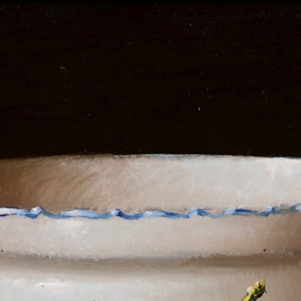 Ronald Berger — Plums & Strawberry In Porcelain Bowl (view 3)