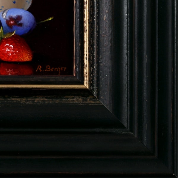 Ronald Berger — Plums & Strawberry In Porcelain Bowl (view 8)