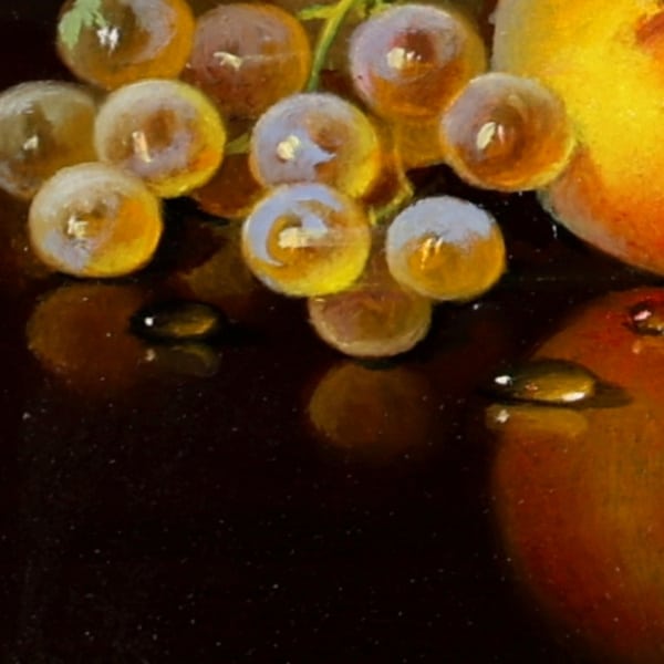 Ronald Berger — Peach & Green Grapes (view 3)