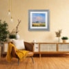 Pink Blue Sky by Allan Morgan, original painting