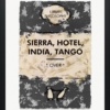 Hue Folk — Sierra, Hotel, India, Tango - Silver Leaf (framed)