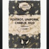 Hue Folk — Foxtrot, Uniform, Charlie, Kilo - Golf Leaf (framed)