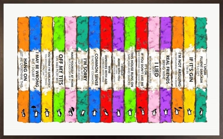 Life’s A Bookcase – Paper Deluxe by Hue Folk